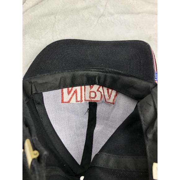 NRA Hat Cap Strap Back Black Red Embroidered Stand and Fight Mens American Flag - Picture 9 of 10